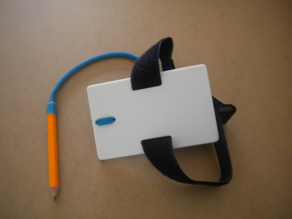 NewSmallWristSlate4x212wWritingPencilVelcroStrap