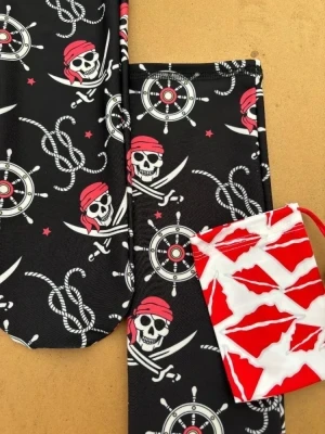 Spandex Tubular Watersocks " Pirates Design"