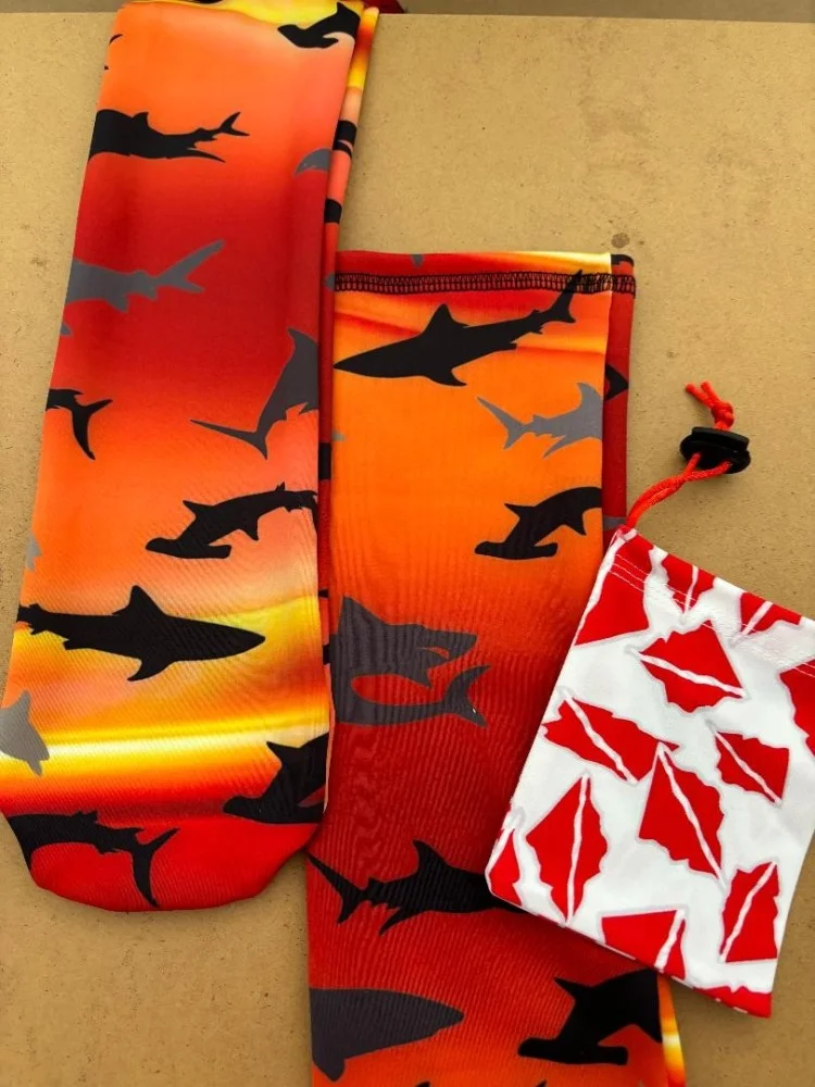 SpandexTubularWatersocksSharksDesign