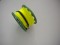 100ft Anodized Aqua-Blue Aluminum Body W/ FLAT High Viz Yellow LINE &amp; SS Swivel