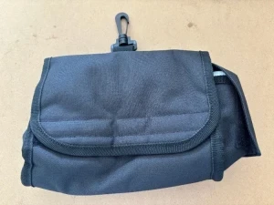 New & Special Discounted Pricing! Cordura Heavy Duty Padded Mask Bag w/ Mask Defog Pocket! "Black" - Product Image