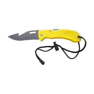 Titanium Folding Knife " Yellow Handle" Titanium Folding Knife " Yellow Handle"