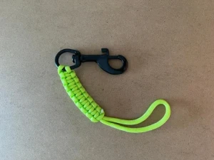 Underwater Lanyard w/ Black Swivel Bolt Snap "Color: Neon Green"  - Product Image