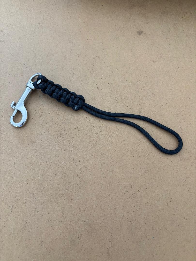 New! Utility Carry Strap w/ Swivel Bolt Snap "Para-cord: Tec BLACK" - Product Image