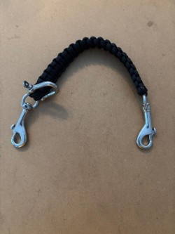 New! Utility Carry Strap w/ Twin Swivel Bolt Snap & U Clip "Para-cord: BLACK" 