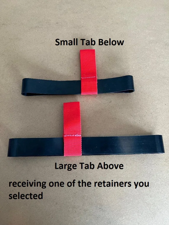 EPDMHoseRetainerwRedWebbingLoopLargeSize