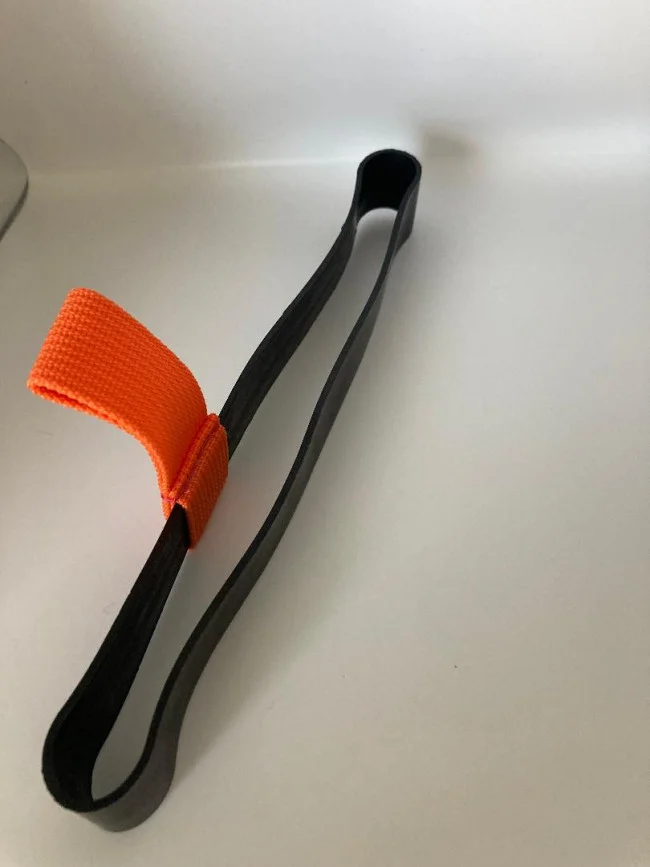 EPDMHoseRetainerwOrangeWebbingLoopLargeSize