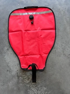 50lb Orange Liftbag Open Bottom w/Reflective Tape!  - Product Image