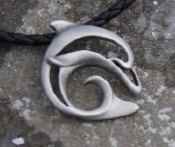 PewterDolphinNecklace