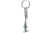 Pewter Hammerhead Keychain