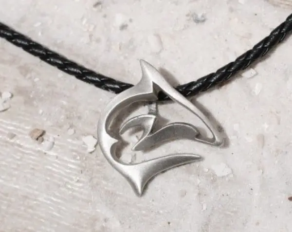 PewterReefSharkNecklace