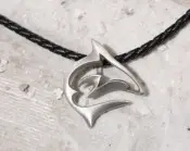 Pewter Reef Shark Necklace - Product Image