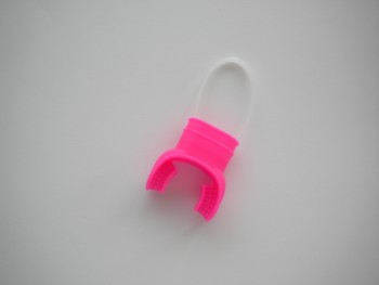 PinkMouthpiecewClearTie