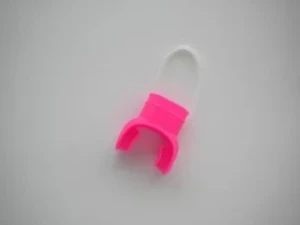 Pink Mouthpiece w/ Clear Tie
