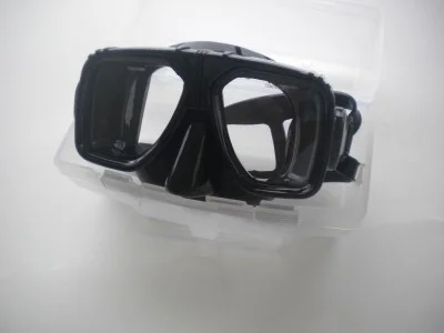 H20Alpha2DiveMaskincludesMaskBoxYellowFrameBlackSkirtAcceptsLenses