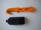 Piranha Extreme Rescue Line Cutter "Safety Orange"  W/ Shealth