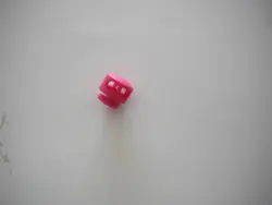 Plastic Dual ROUND Slide Locks "Pink Body"