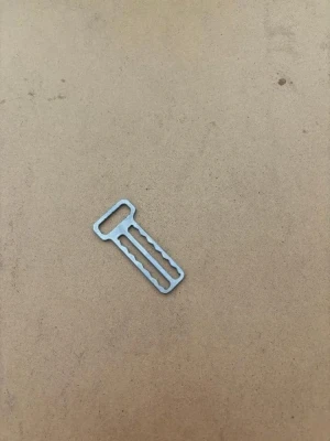 Rectangle End Loop / Chest Strap Connection w/ With Teeth  Flat Version - Product Image