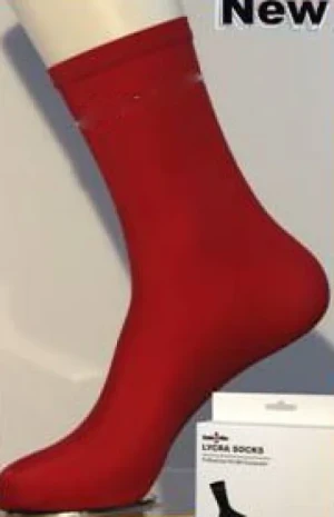 Red Lycra Socks  "Pair" - Product Image