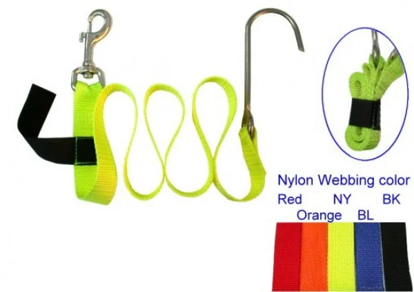 ReefDriftHookSingleHookColor1inchWebbing