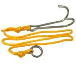 Reef Hook "Double Hook" w/ Stainless Steel 1" Ring - Product Image