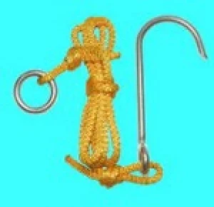 Reef Hook "Single Hook" w/ Stainless Steel Snap