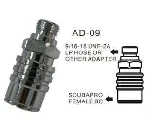 Scubapro Air 2 / Zeagle Adapter 