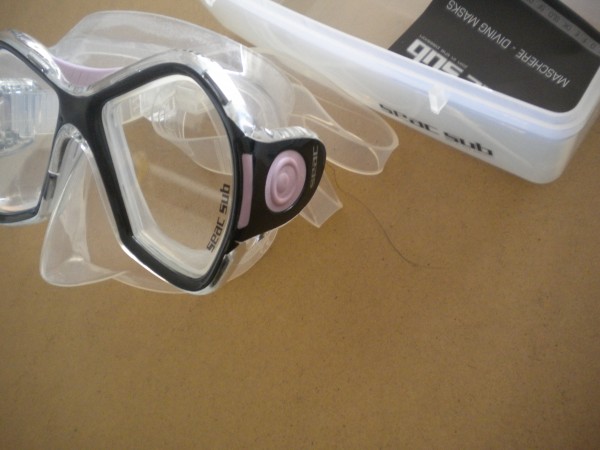 Seac Sub I-Ride Mask Light PINK frame / Clear Skirt  " 1 ONLY!" - Product Image