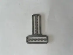 Sidemount T Slider W/ TEETH Both Ends "Flat Style"  - Product Image