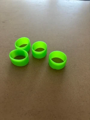 Back in Stock! Silicone Gripper Bands 4 Pack " Neon Green Color" - Product Image