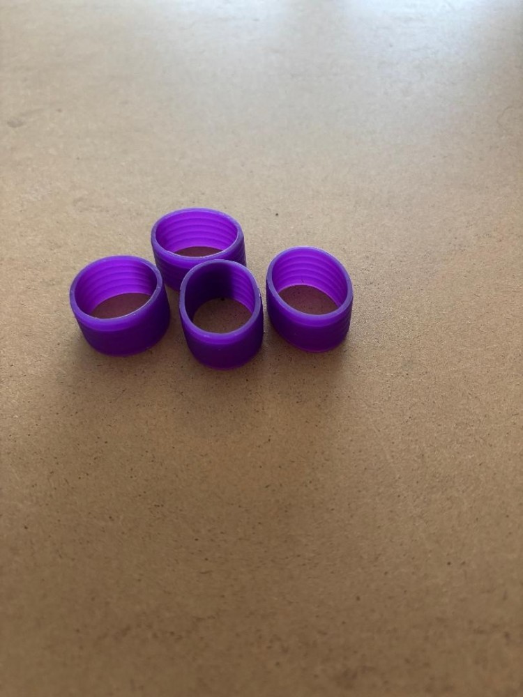 SiliconeGripperBands4PackPurpleColor