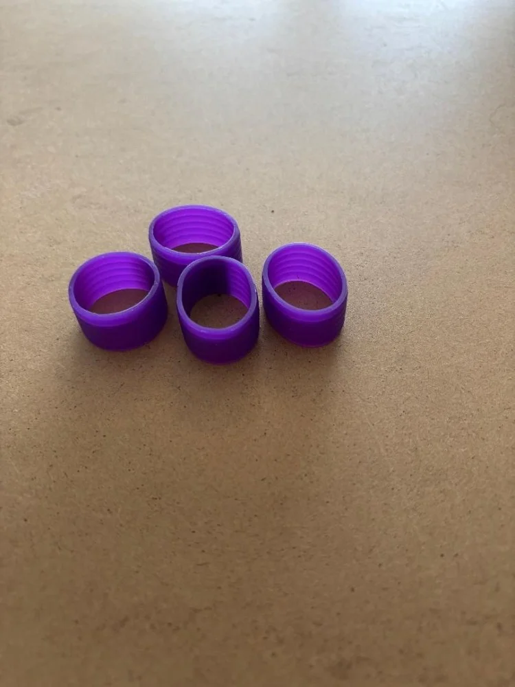 BackinStockSiliconeGripperBands4PackPurpleColor