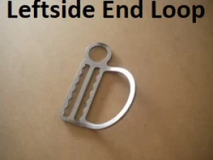 Single End Loop w/ Drop D & Teeth "Select Bend & Type!" - Product Image