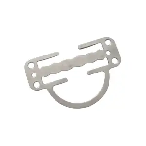 Slip-On Webbing Short D-Ring w/ Teeth Select flat or bent versions Slip-On Webbing Short D-Ring w/ Teeth Select flat or bent versions