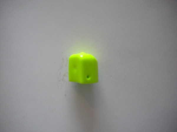 Soft Valve Cap vinyl  "High Viz Neon Green" - Product Image