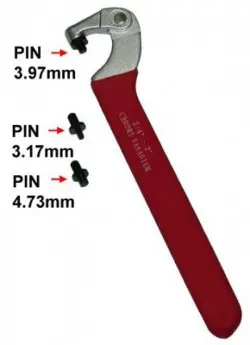 Spanner Wrench pin Size 3.20mm to 5.20mm hole - Product Image