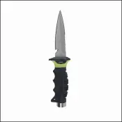 Spear Tip 420SS Knife  "Yellow Handle Accents" - Product Image