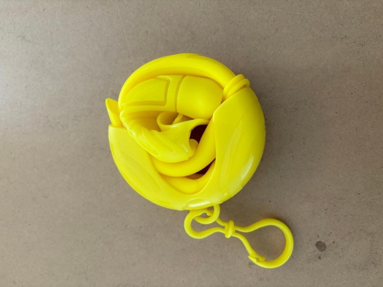 SpecialColorPiranhaDiveFoldablePocketSnorkelwCaseHolderinLimitedColorHighVisYellow