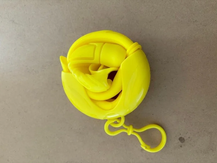 SpecialColorPiranhaDiveFoldablePocketSnorkelwCaseHolderinLimitedColorHighVisYellow