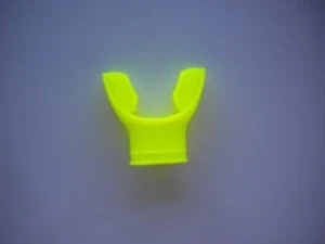 Standard Long Bite Regulator Silicone Mouthpiece "Neon Yellow"