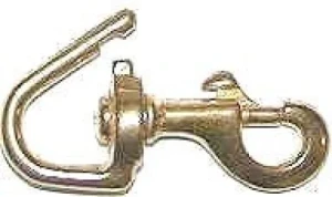 Swivel Open End Bolt Snap BRASS