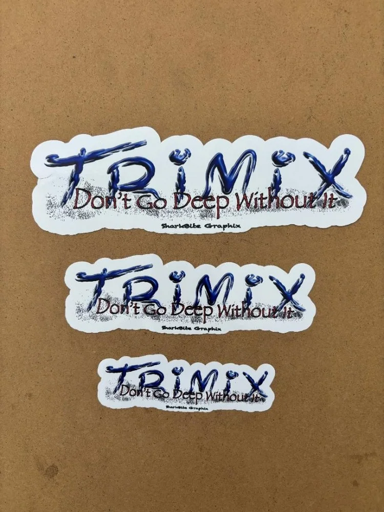 TrimixDontGoDeepWithoutIt3piecestickerset