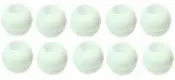 WHITE 1/4"  Toggle Ball "10 Piece Pack"