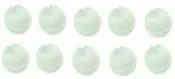 WHITE 3/16" / 5/32" Toggle Ball "Package of 10 Balls"