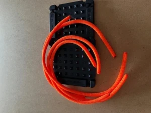 Weight Block ORANGE Bungee / Black-block "Purchasing a PAIR" - Product Image