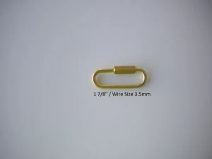 Wide Jaw Quick Link 1 7/8" BRASS - Product Image