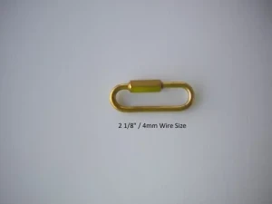 Wide Jaw Quick Link 2 1/8" BRASS