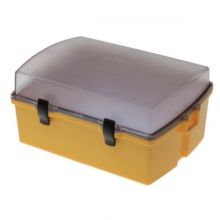 WirtzSportCase2wClearTopLidwithYellowLowerBodyLargerboxsize1Left