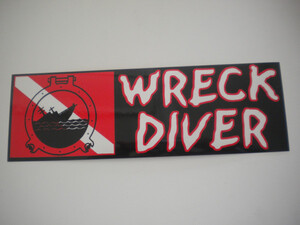 New Colors! Wreck Diver Decal
