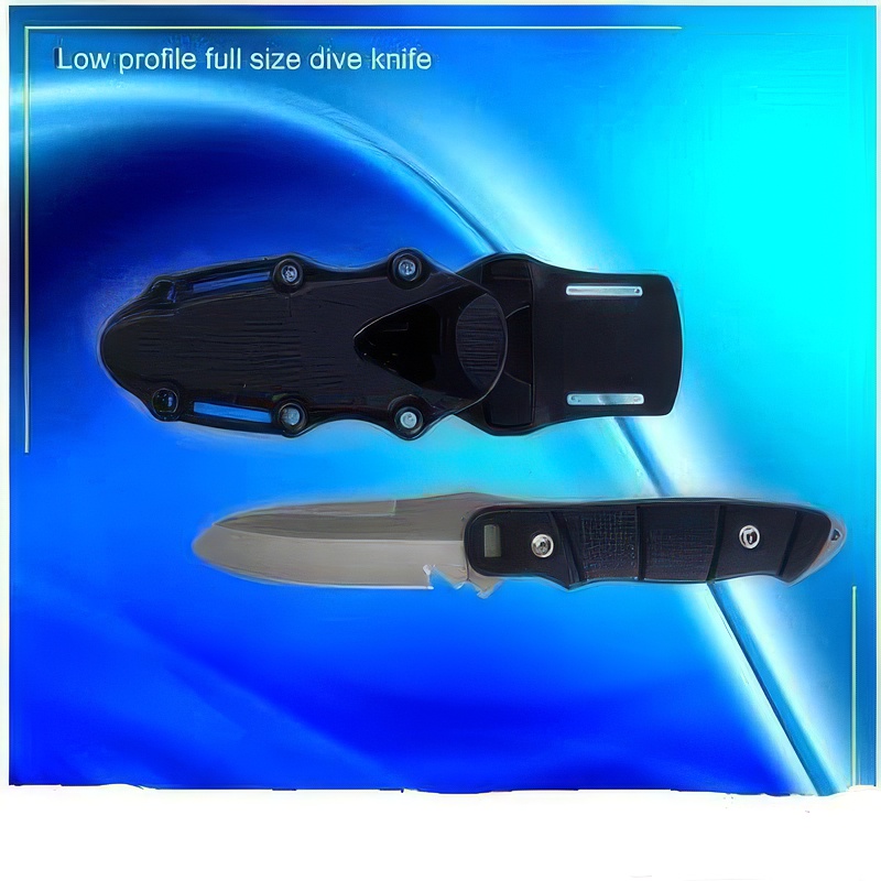 Low Profile Stainless Steel Dive Knife - Product Image
